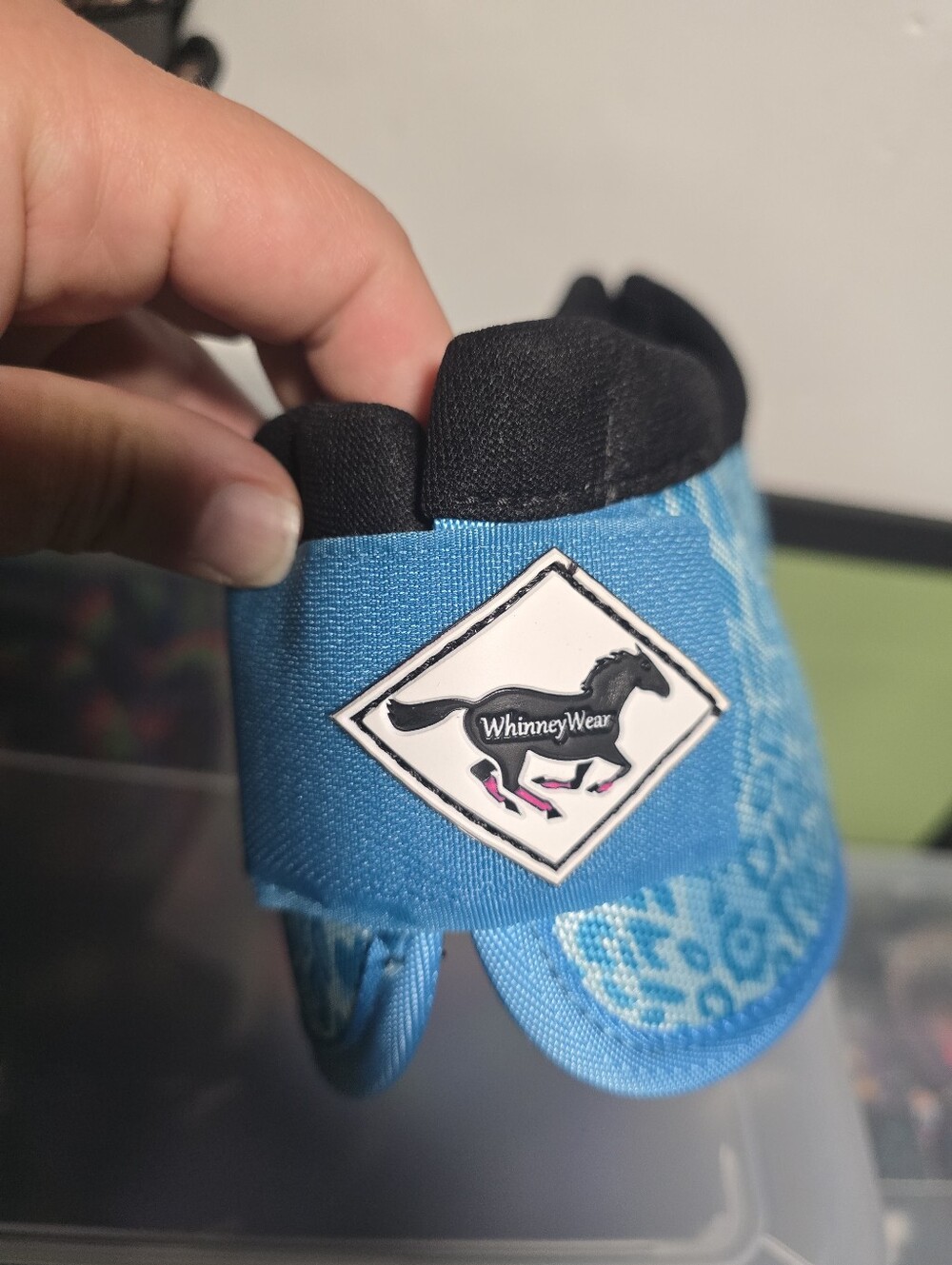 WW Turquoise Cheetah Bell Boot Large - Picture 3 of 12